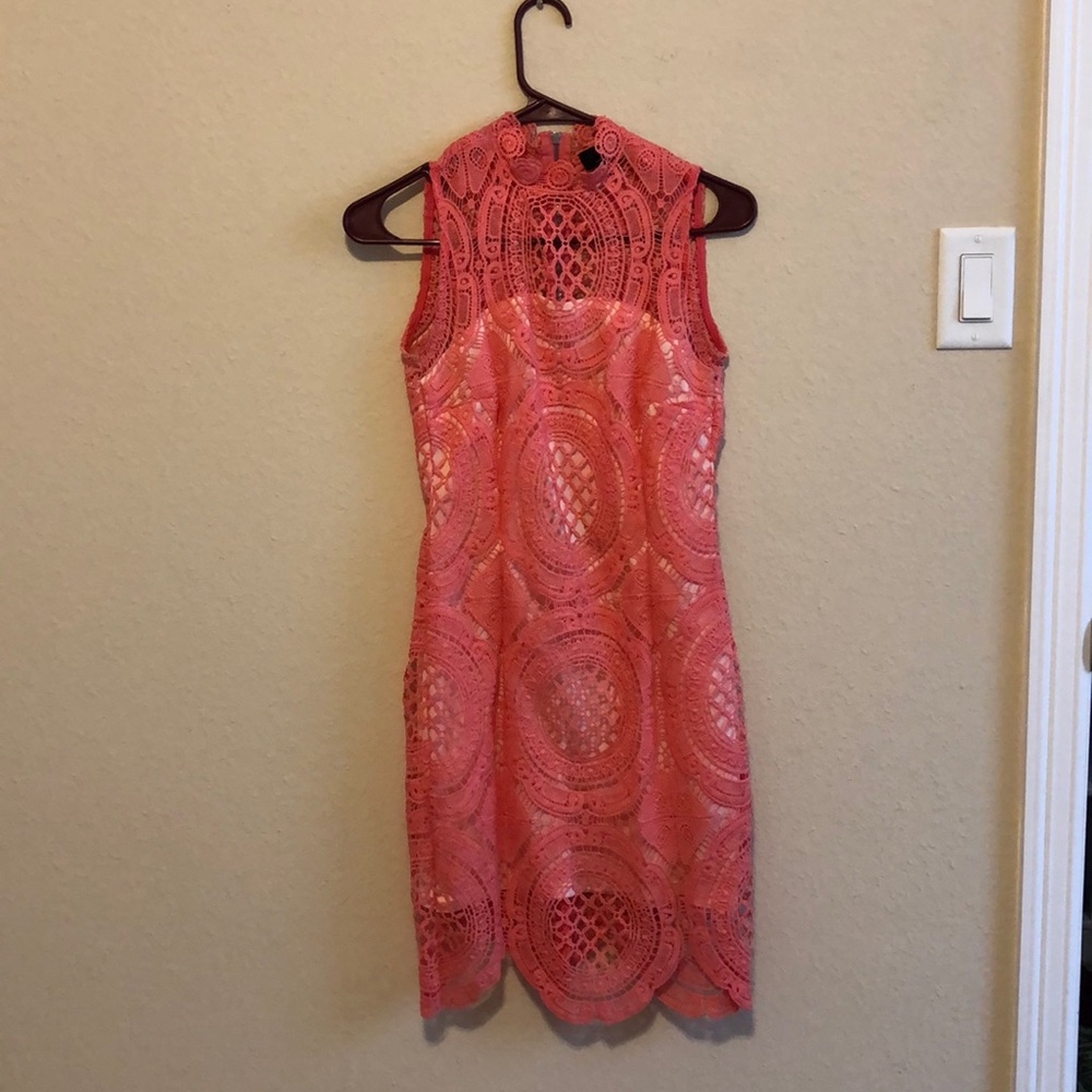 Pink Lace Nordstrom Party Dress